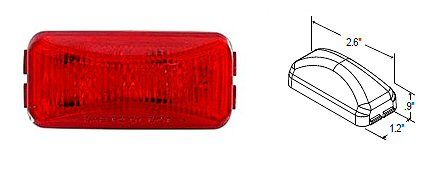 Truck-Lite Led Marker Light Red