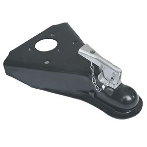 Husky Towing 87077 Trailer Coupler 2 Inch Ball; Wedge Latch and Chain