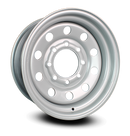 Tredit Modular steel wheel, silver, 16" x 6", 8 bolt 6 x 5.5" bolt pattern