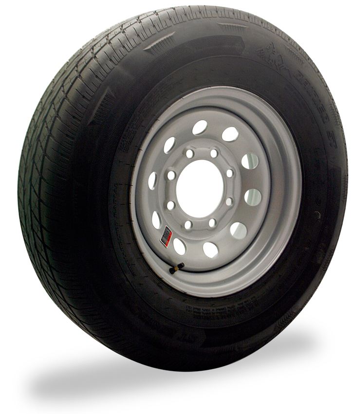 ST235/80R16 16" Radial Tire and 16x6 Rim, 8 Lug on 6.5"