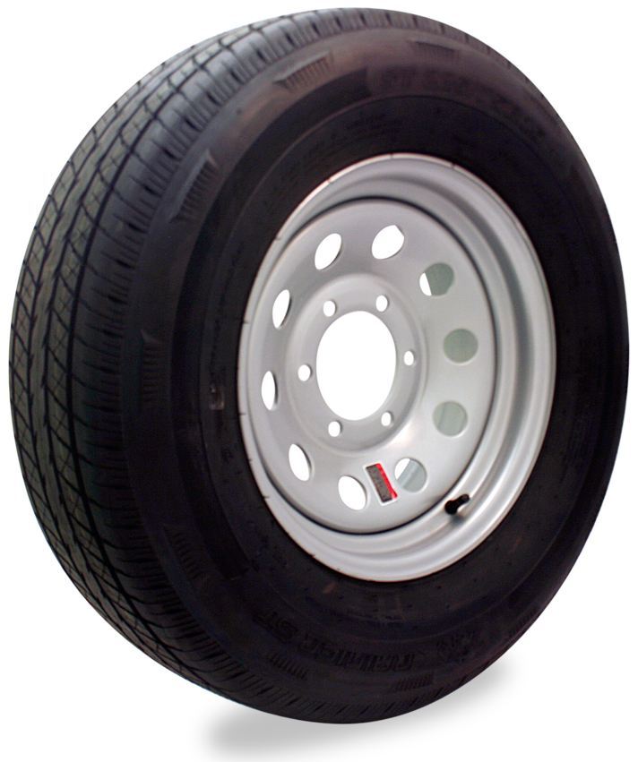 ST225/75R15 15" Radial Tire and 15x6 Rim, 6 Lug on 5.5"