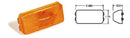 Truck-Lite Model 15® Amber Marker Light, Incandescent,Amber