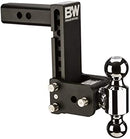 B&W Tow & Stow 2-Ball Mount - 2" Hitch - 7" Drop, 7-1/2" Rise - 10K - Black