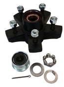 Dexter 7650073-03B HUB KIT 3.5K - FULL GREASED - 5 on 4.50" bolt pattern, Uses L68149 Inner and L44649 Outer Bearings