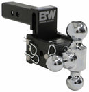 B&W Tow & Stow 3-Ball Mount - 2" Hitch - 3" Drop, 3-1/2" Rise - 10K - Black