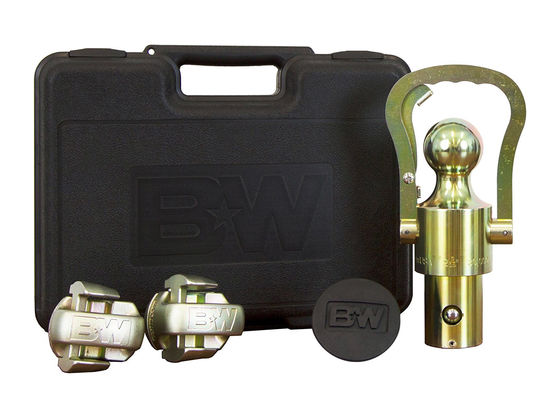 B&W Ball and Safety Chain Kit for Ford, GM, and Nissan Titan Underbed Gooseneck Trailer Hitch